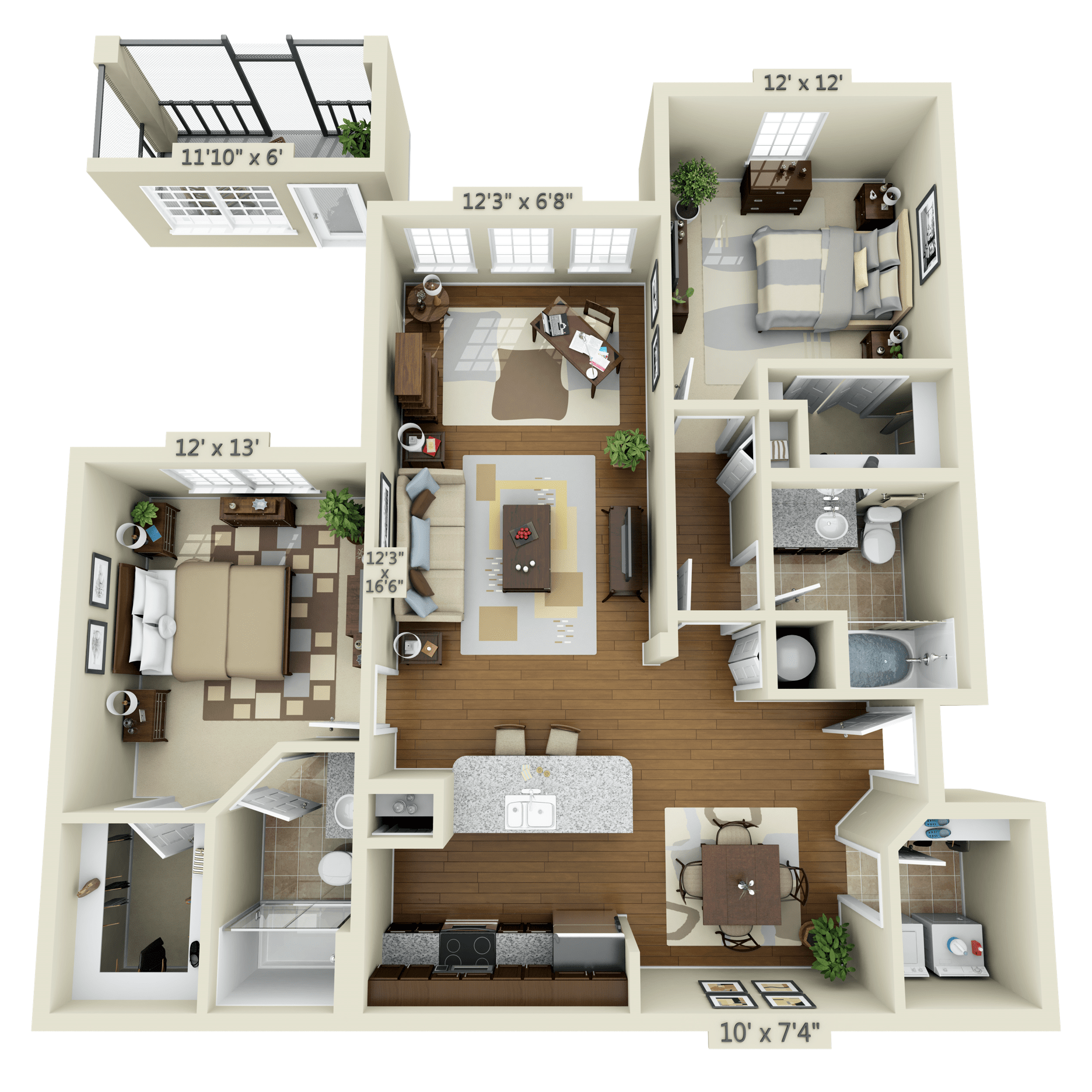 Duetto Sunroom 3D 2000 64